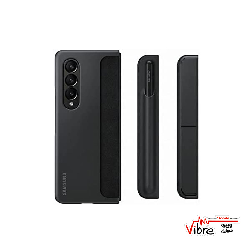 قاب و گارد اورجینال سامسونگ با حالت ایستاده 360 درجه با جای قلم  سامسونگ زد فولد 4 مدل SAMSUNG EF-OF93P ZFOLD 4 STANDING COVER WITH PEN