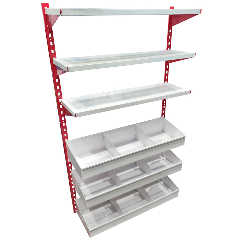 قفسه اداری مدل سوپرمارکتی طرح 6 طبقه کد S9530P250M