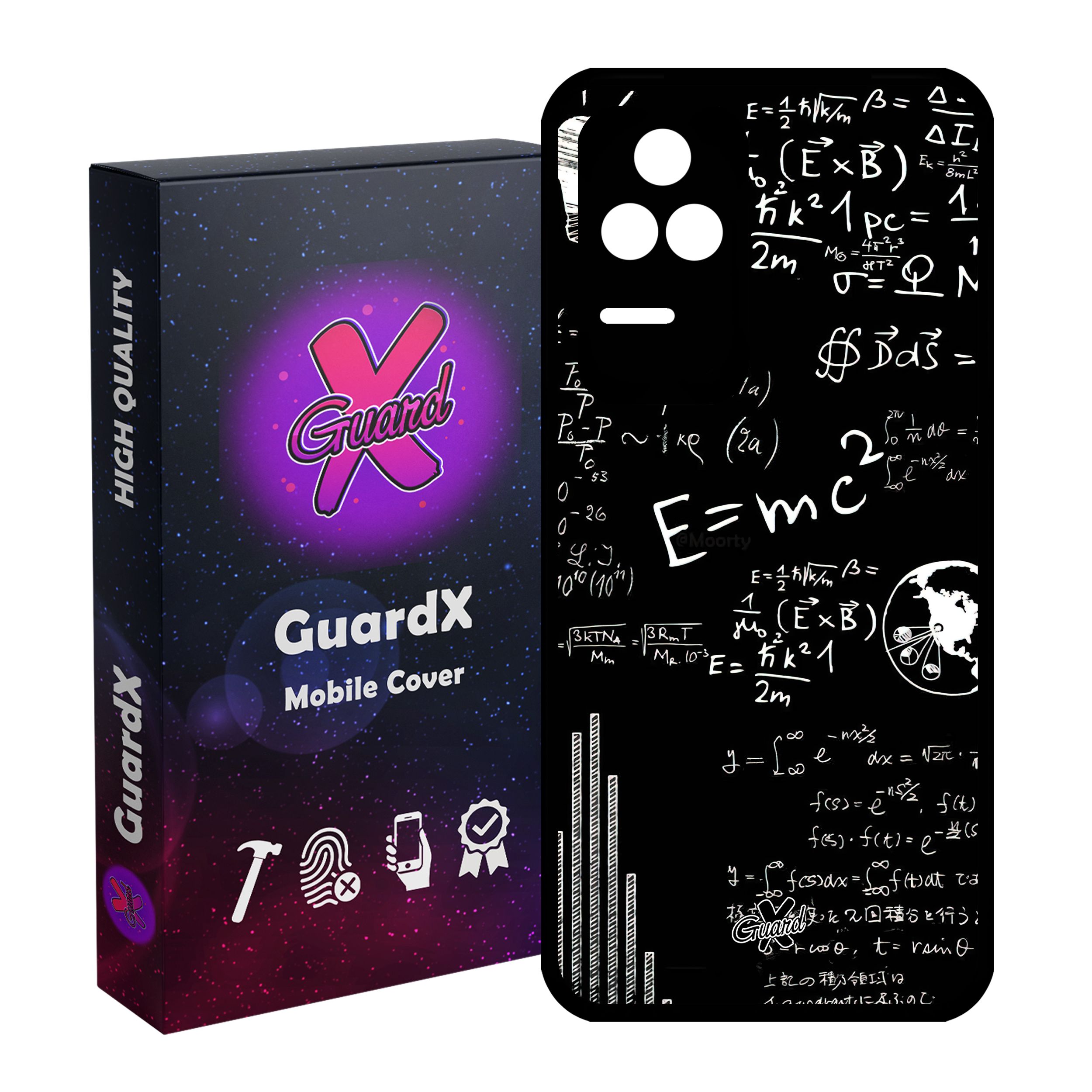 کاور گارد ایکس طرح فیزیک مدل Glass10516 مناسب برای گوشی موبایل شیائومی Poco F4/Redmi K40S