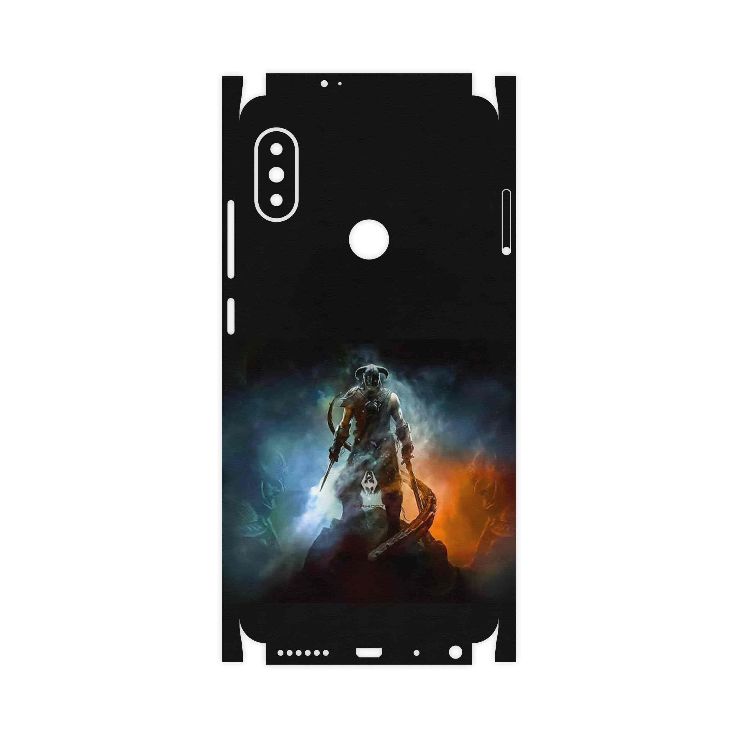 برچسب پوششی ماهوت مدل Skyrim Game Series-FullSkin مناسب برای گوشی موبایل شیائومی Redmi Note 5 Pro