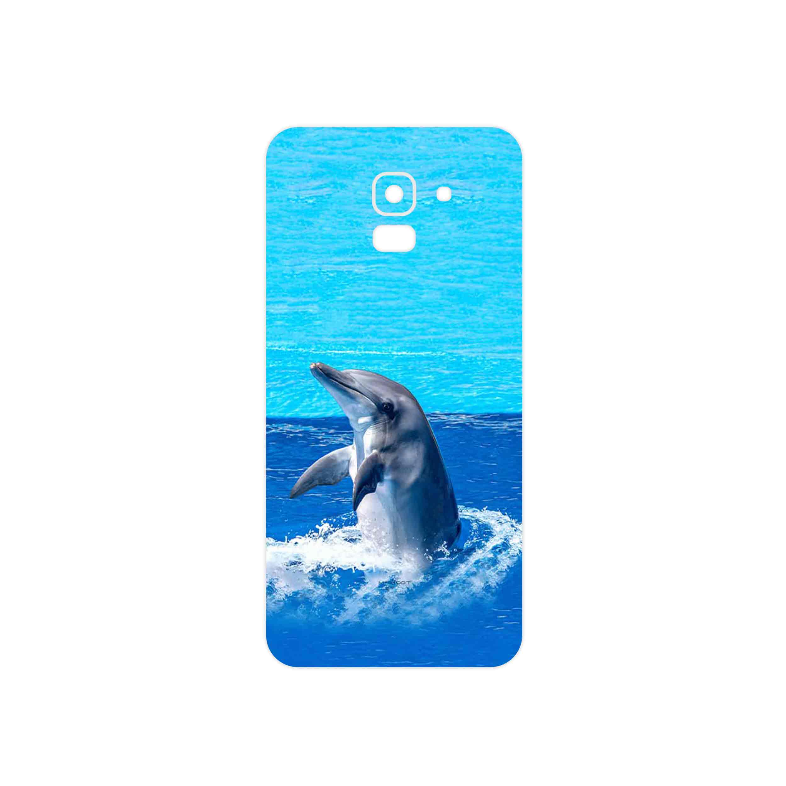 برچسب پوششی ماهوت مدل Dolphin مناسب برای گوشی موبایل سامسونگ Galaxy J6