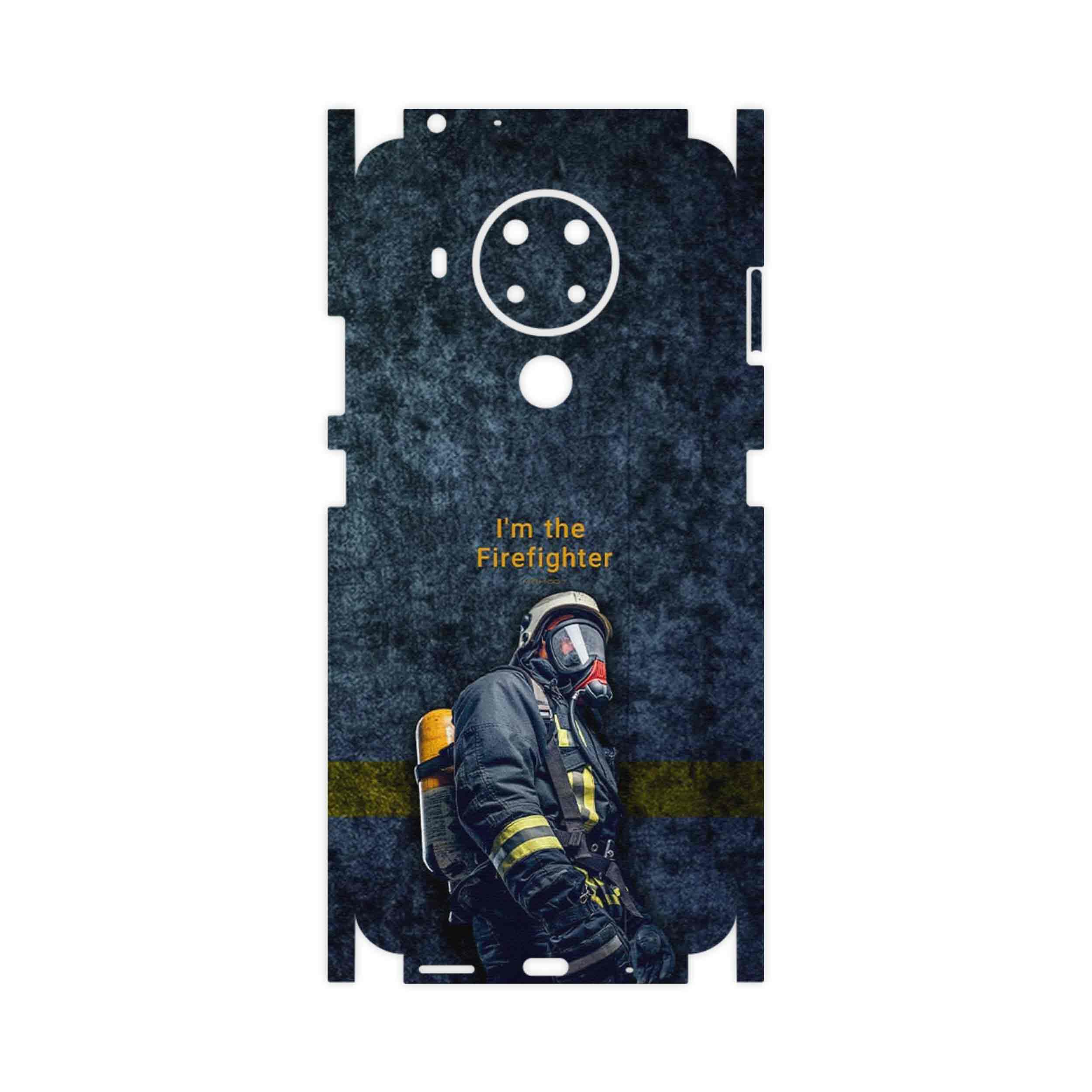 برچسب پوششی ماهوت مدل Firefighter-FullSkin مناسب برای گوشی موبایل نوکیا 5.4