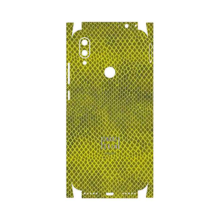 برچسب پوششی ماهوت مدل Yellow Snake Skin-FullSkin مناسب برای گوشی موبایل شیائومی Redmi 7