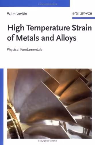 خرید و دانلود نسخه کامل کتاب High temperature strain of metals and alloys: physical fundamentals - PDF