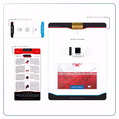 برچسب پوششی ماهوت مدل Iran-Flag-1 مناسب برای تبلت سامسونگ Galaxy Tab 4 7.0 2014 T230