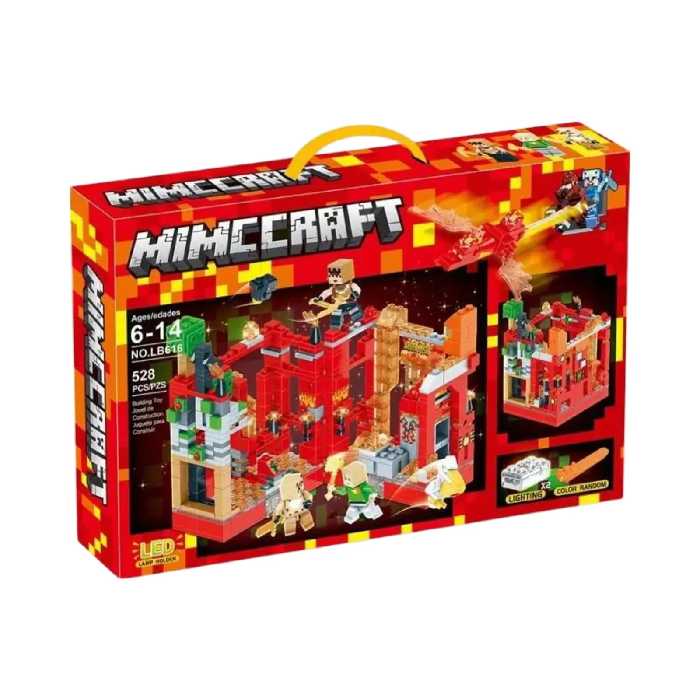 ساختنی مدل ماینکرافت چراغدار کد LB616