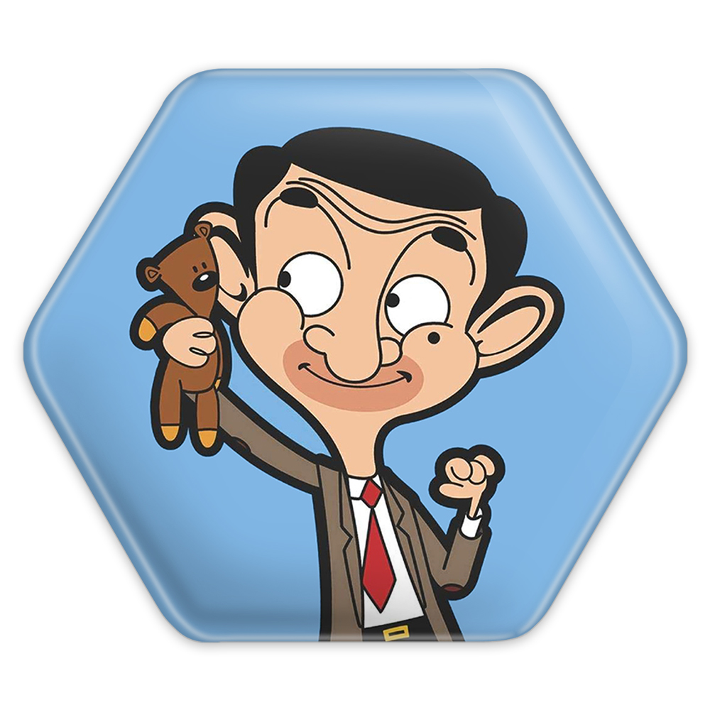 پیکسل خندالو طرح مستر بین Mr Bean مدل شش ضلعی کد 10649