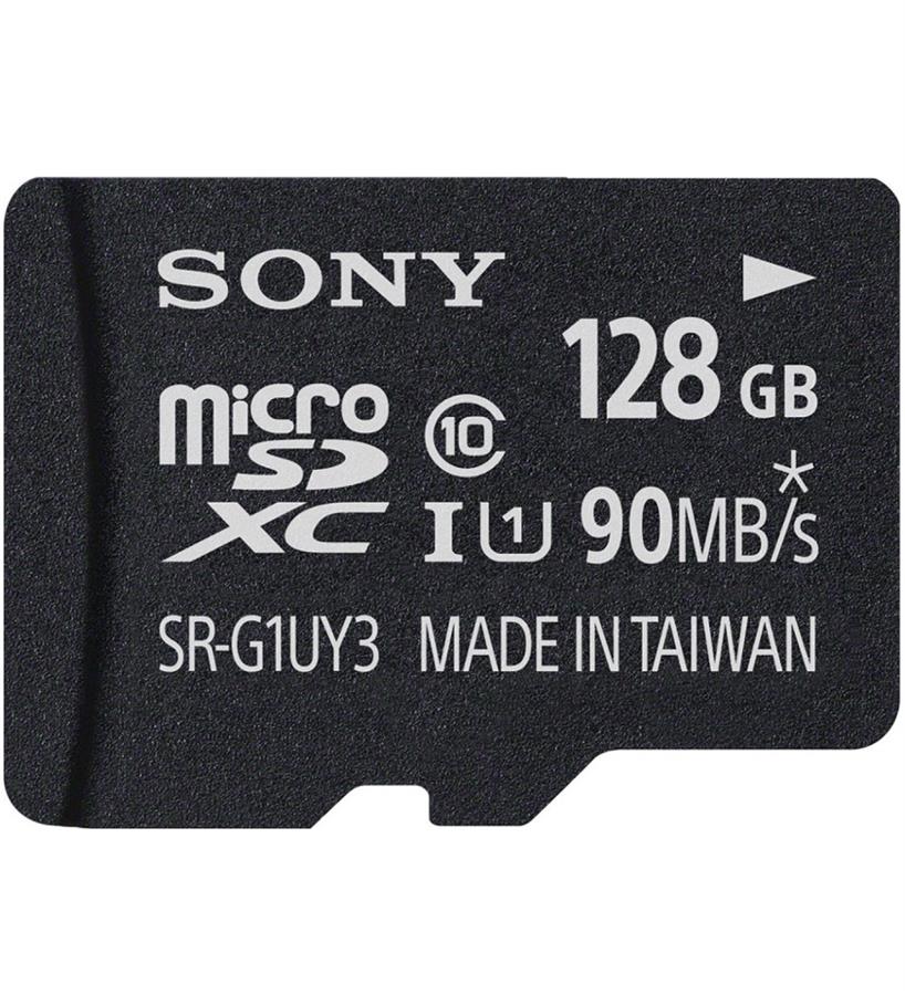 کارت حافظه میکرو اس دی سونی مدل SR-G1UYA3 کلاس 10 با ظرفیت 128 گیگابایت همراه با آداپتور