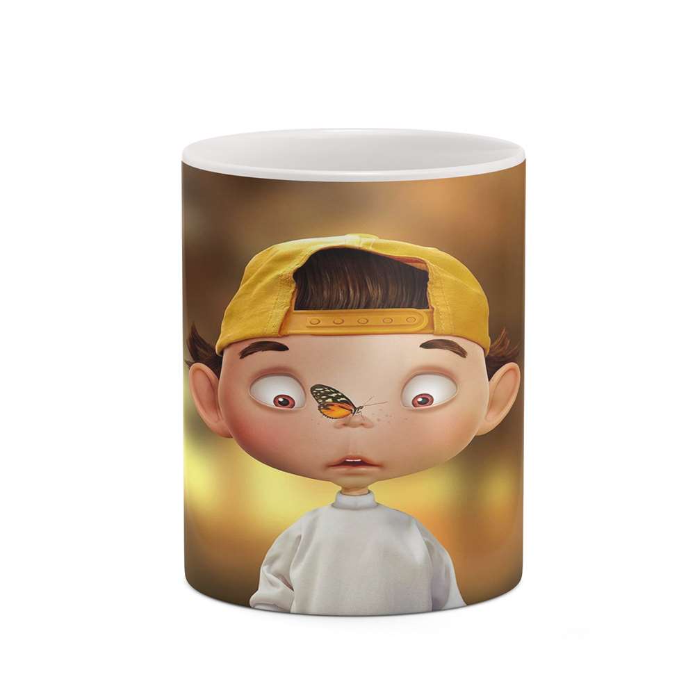 ماگ کاکتی طرح نقاشی کارتونی مدل mgh18797