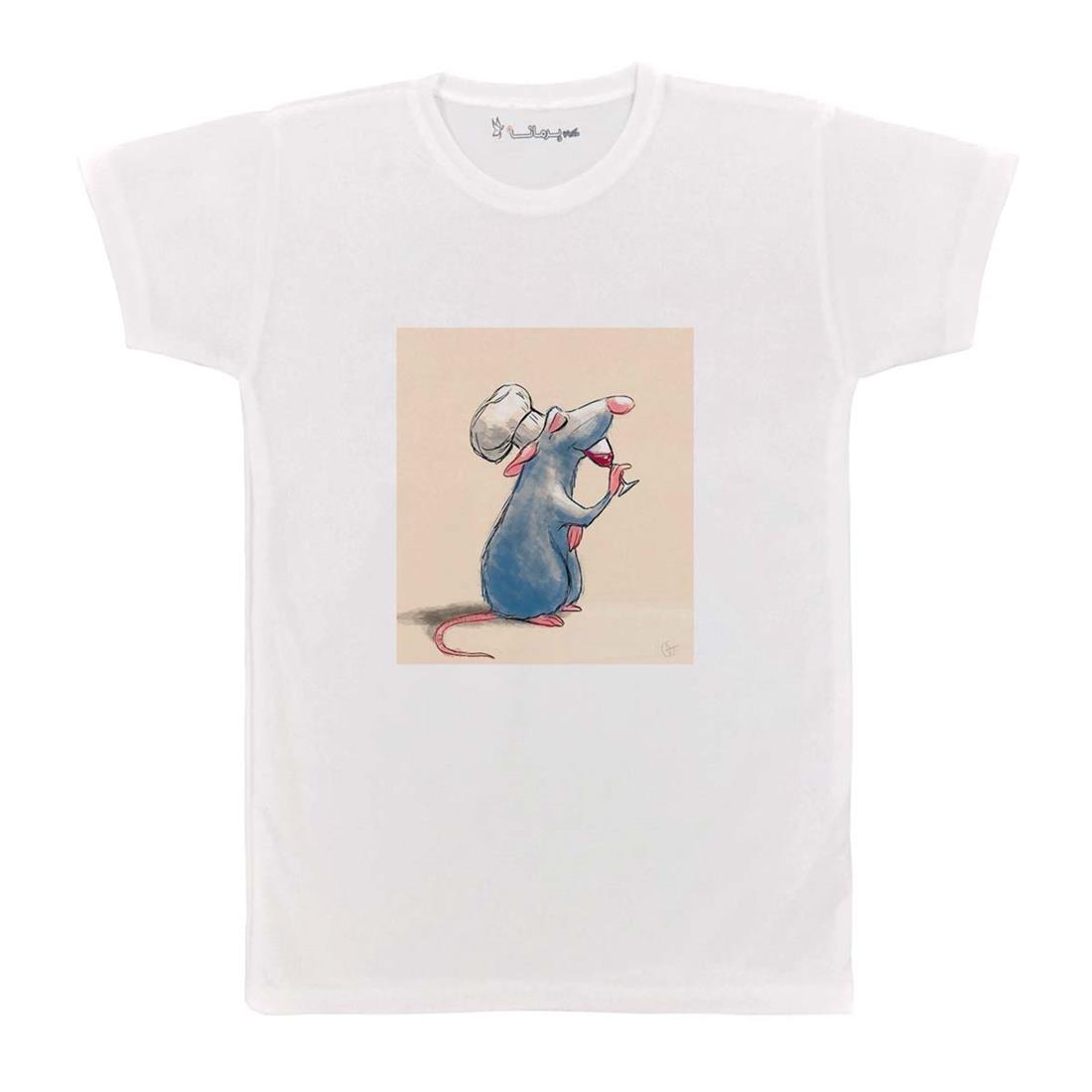 تی شرت بچگانه پرمانه طرح راتاتویی موش سرآشپز کد pmt.5376