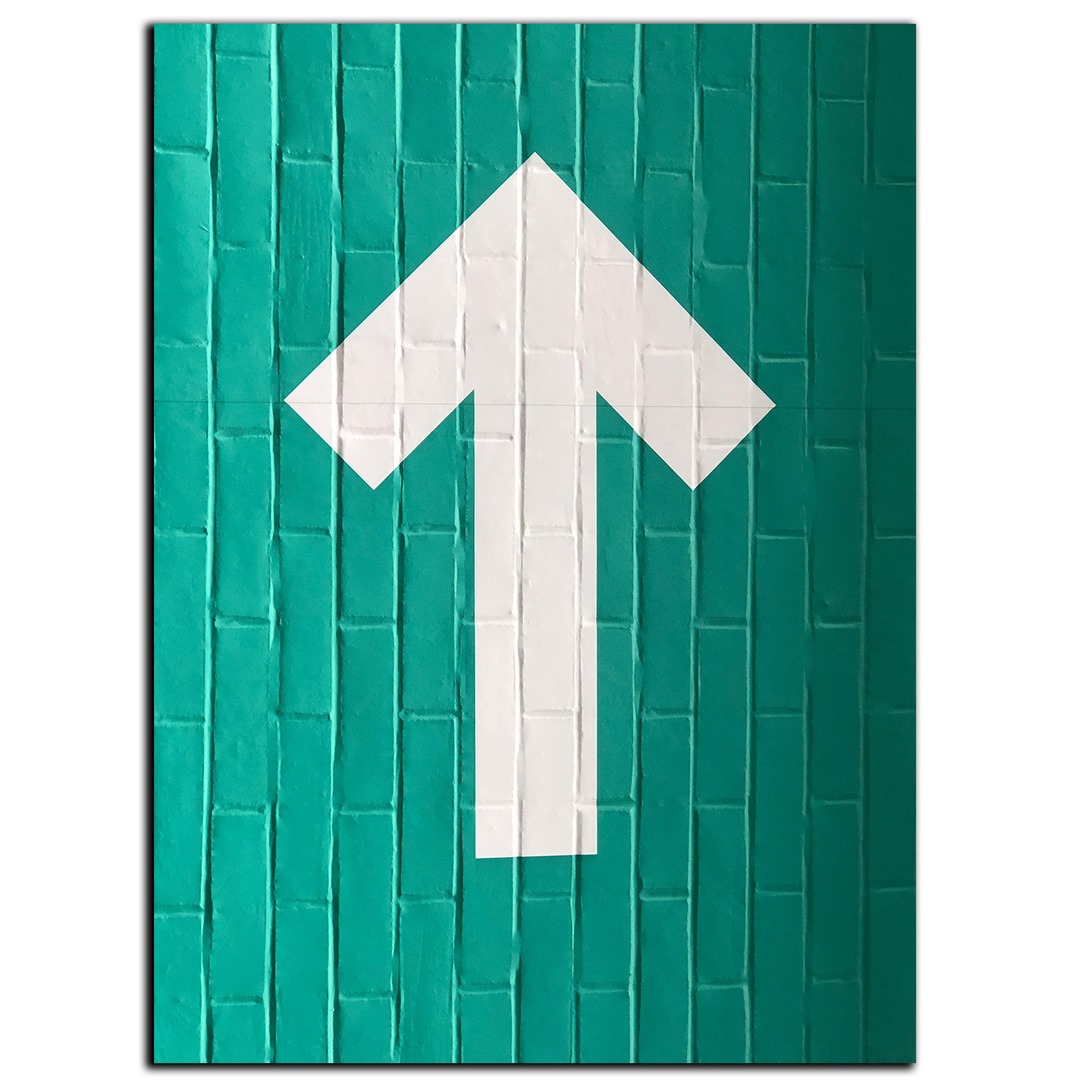 تابلو شاسی بکلیت طرح علائم مسیر حرکت به جلو مستقیم مدل SH-S3887