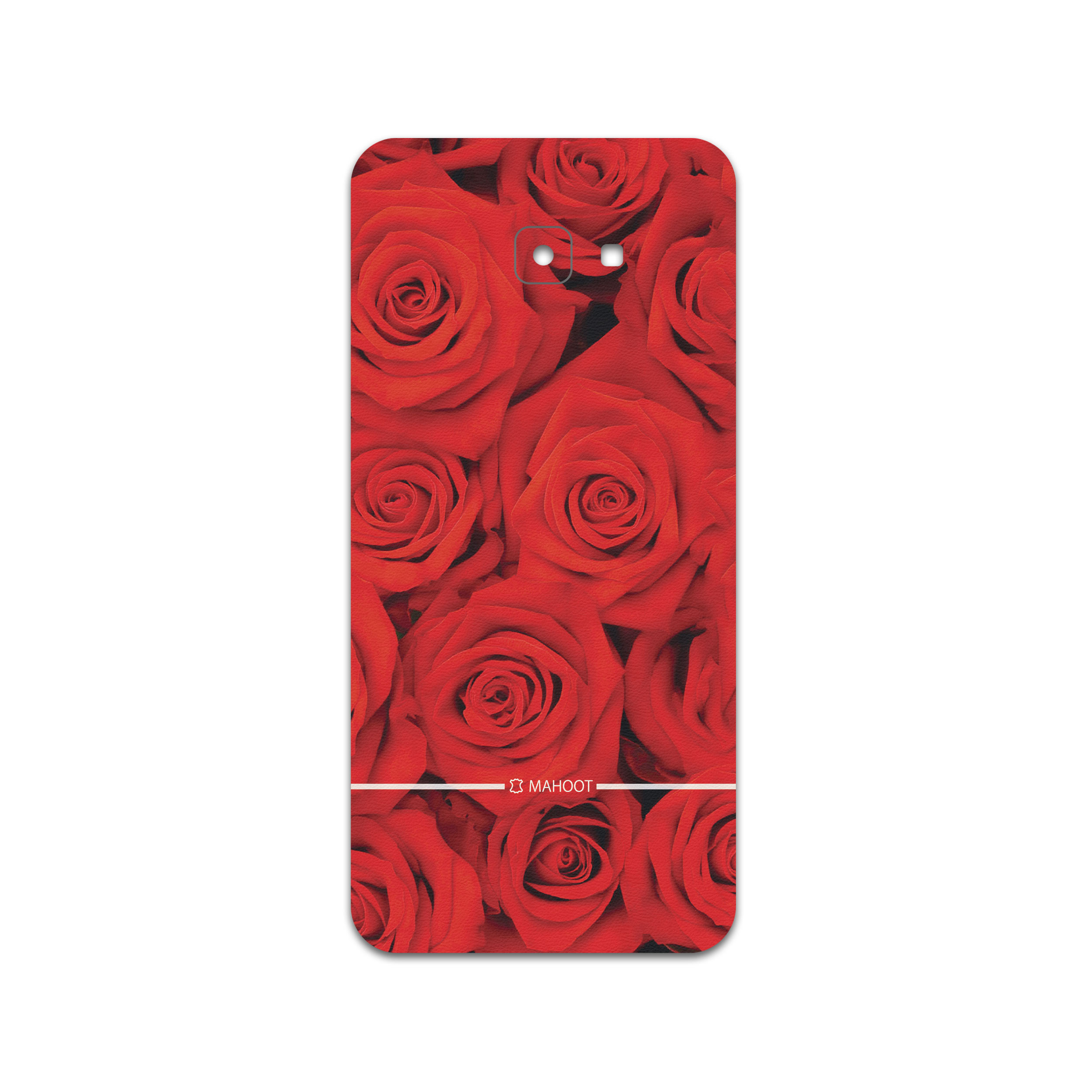 برچسب پوششی ماهوت مدل Red-Flower مناسب برای گوشی موبایل سامسونگ Galaxy J4 Core