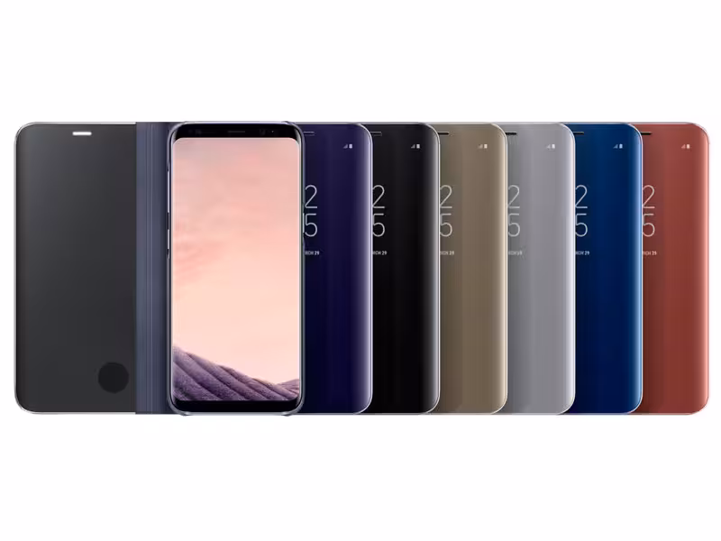 کیف هوشمند سامسونگ Galaxy S8 مدل Clear View Standing