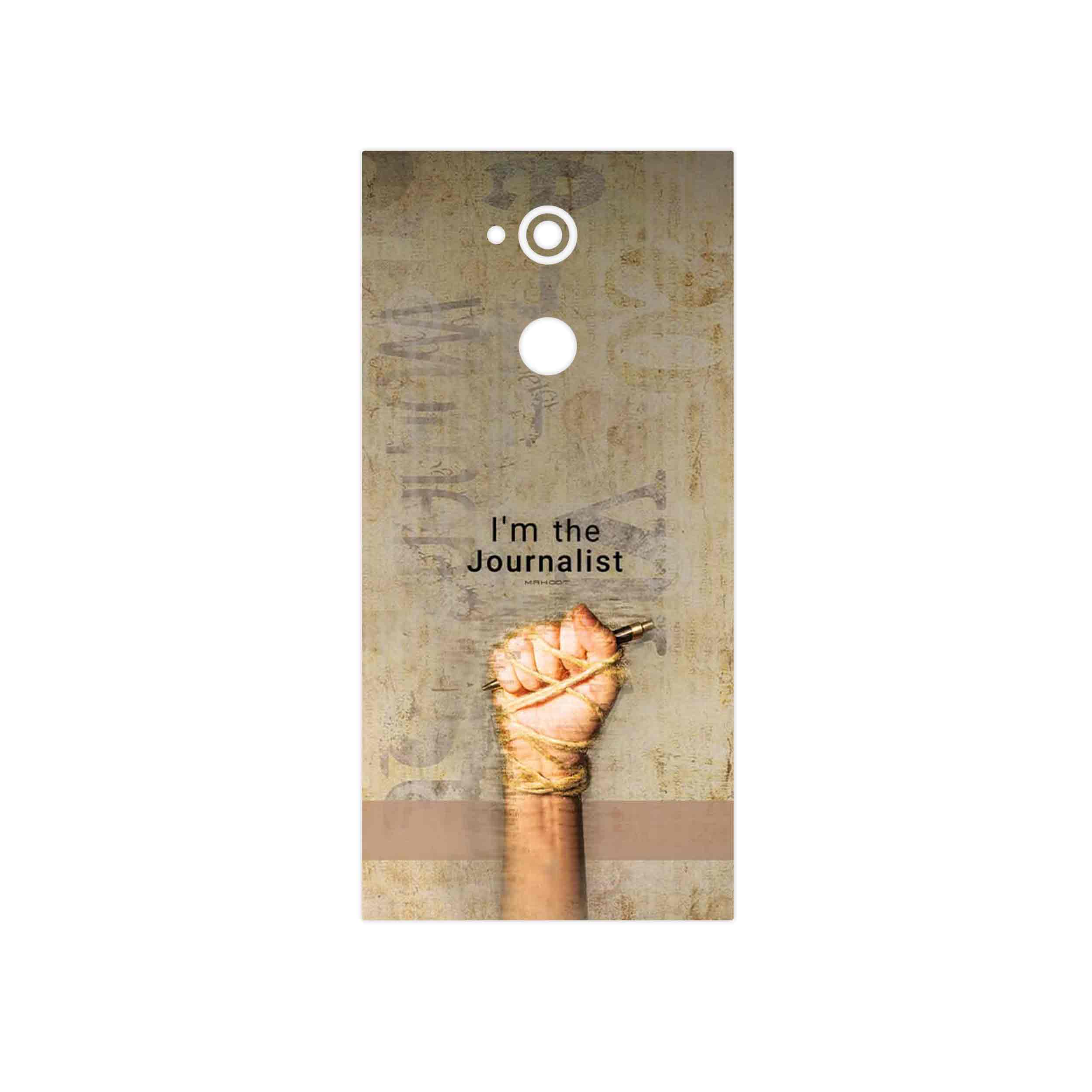 برچسب پوششی ماهوت مدل Journalist مناسب برای گوشی موبایل سونی Xperia XA2 Ultra