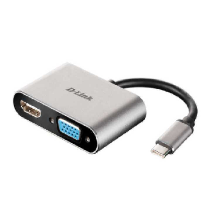 مبدل USB-C به VGA/HDMI مدل DUB-V210 برند D-Link - فروشگاه اینترنتی طیف سنتر