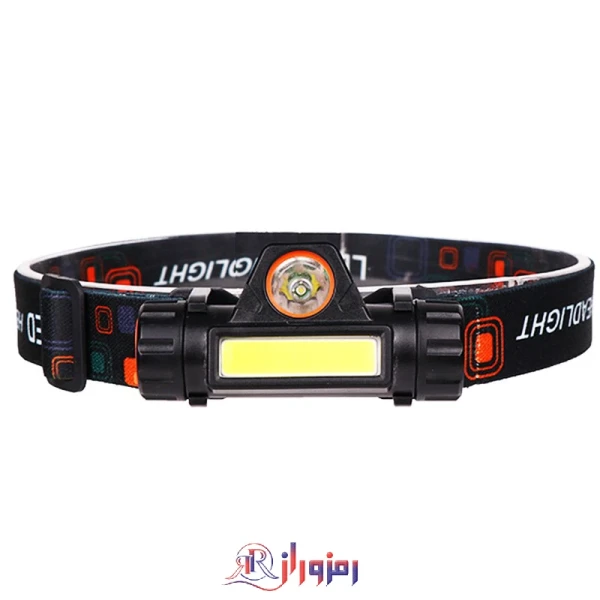 چراغ پیشانی مگنتی 5 وات 2 لامپ شارژی Head Lamp