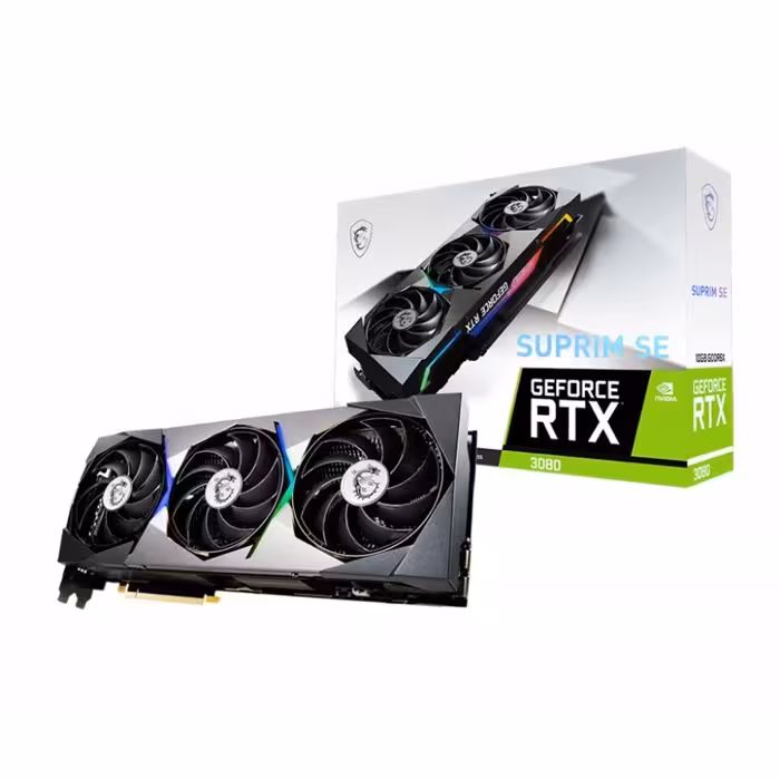کارت گرافیک ام اس آی Msi GeForce RTX 3080 SUPRIM SE 10G