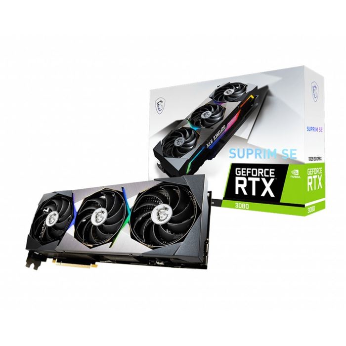 کارت گرافیک ام اس آی Msi GeForce RTX 3080 SUPRIM SE 10G