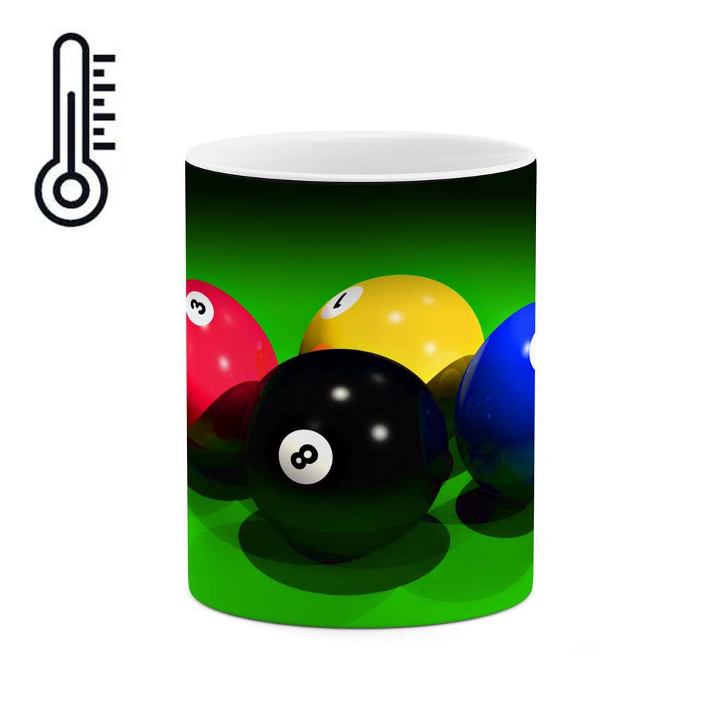 ماگ حرارتی طرح بیلیارد مدل mgh11936