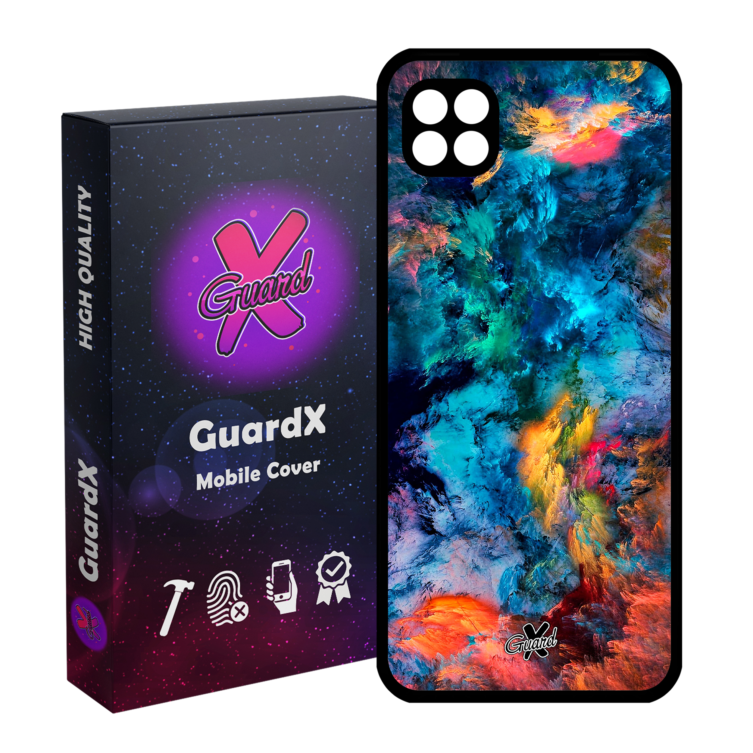 کاور گارد ایکس طرح Colors مدل Glass10117 مناسب برای گوشی موبایل سامسونگ Galaxy A22 5G
