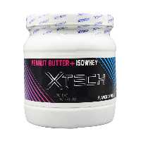 کره بادام زمینی ایکس تک حاوی ایزو وی طعم وانیل 1300 گرمی