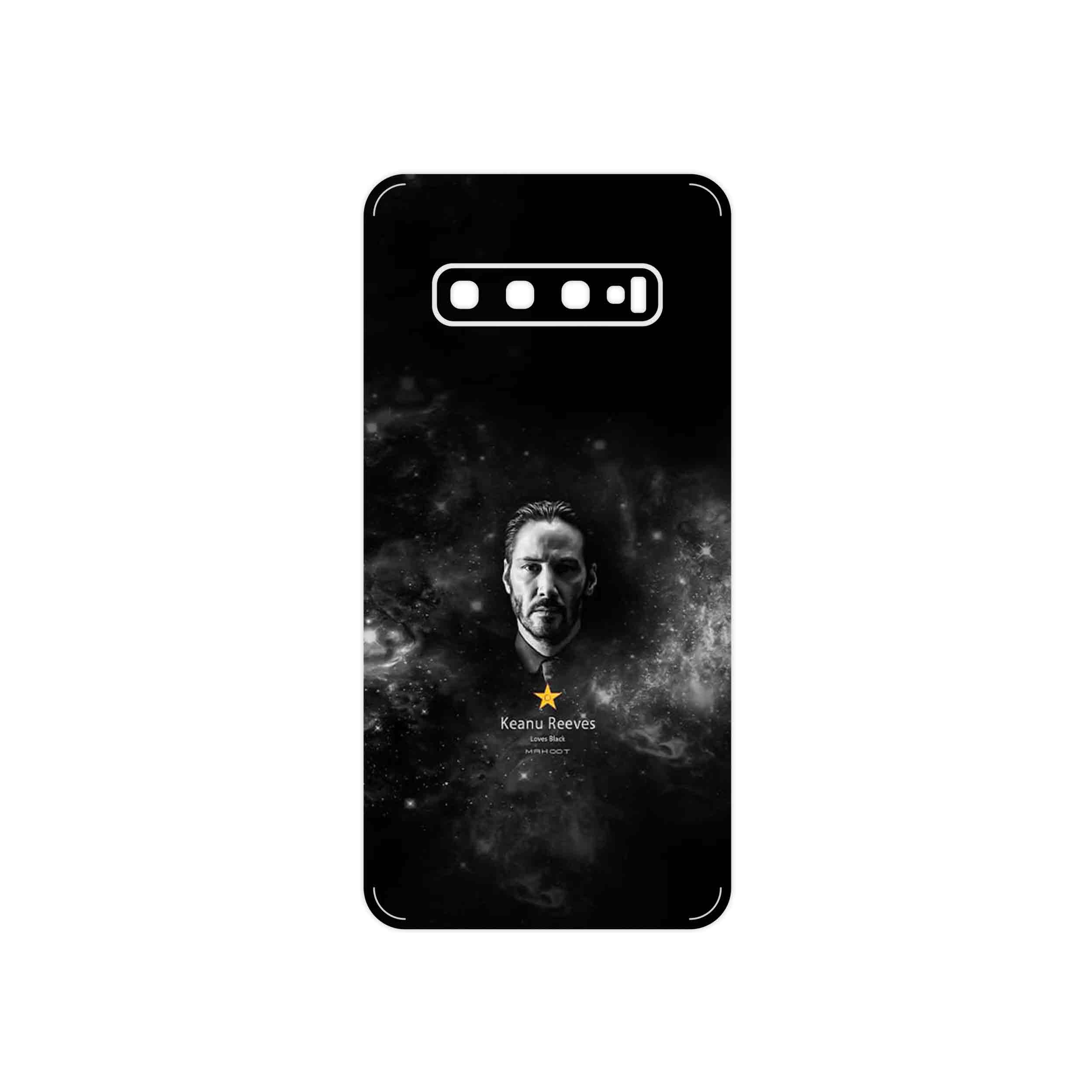 برچسب پوششی ماهوت مدل Keanu Reeves مناسب برای گوشی موبایل سامسونگ Galaxy S10