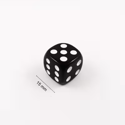 تاس بازی مدل Round Dice کد ATY-55 بسته 2 عددی