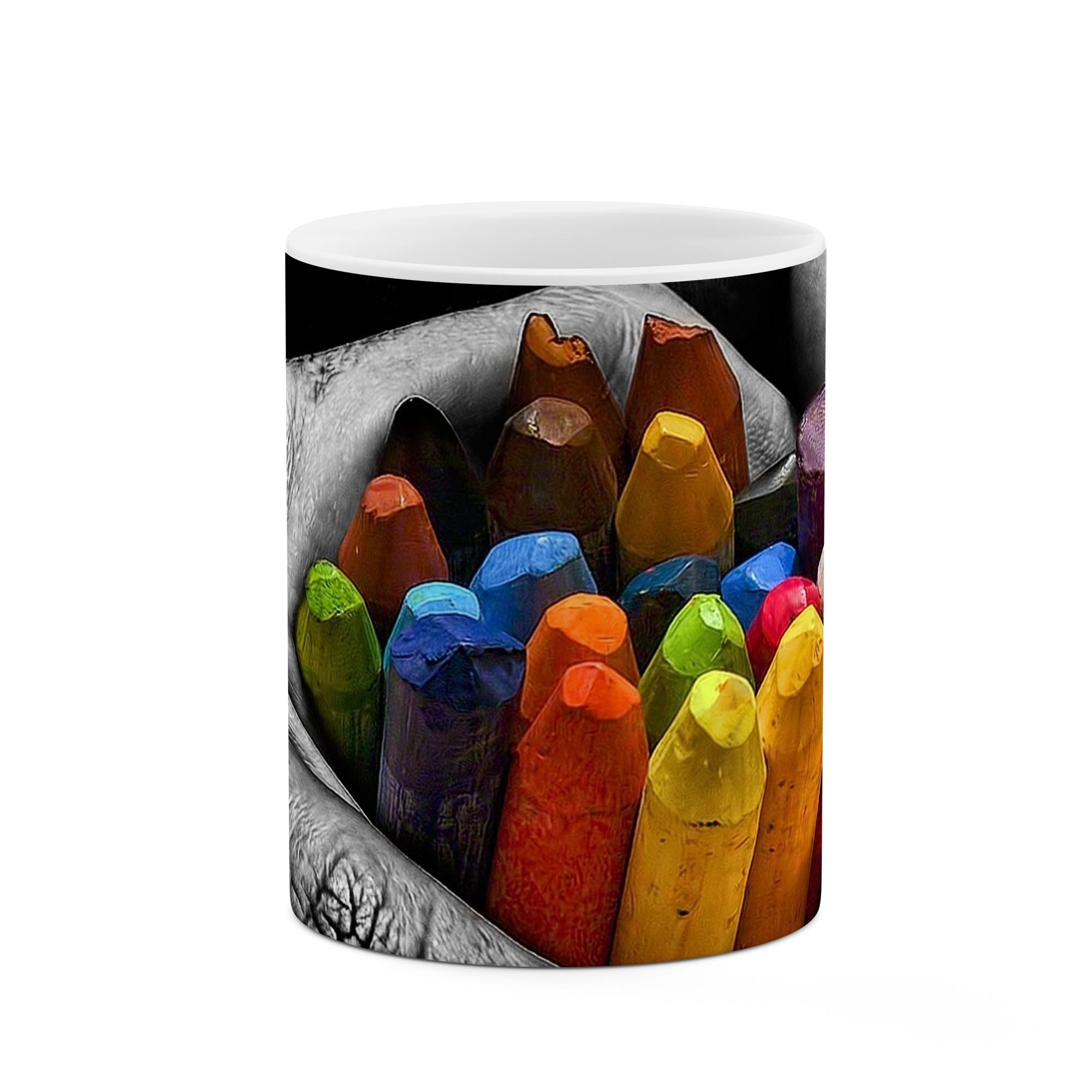 ماگ طرح مدادرنگی مدل mgp01358