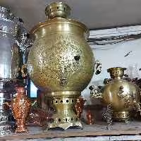 سماور برنجی 50 لیتری