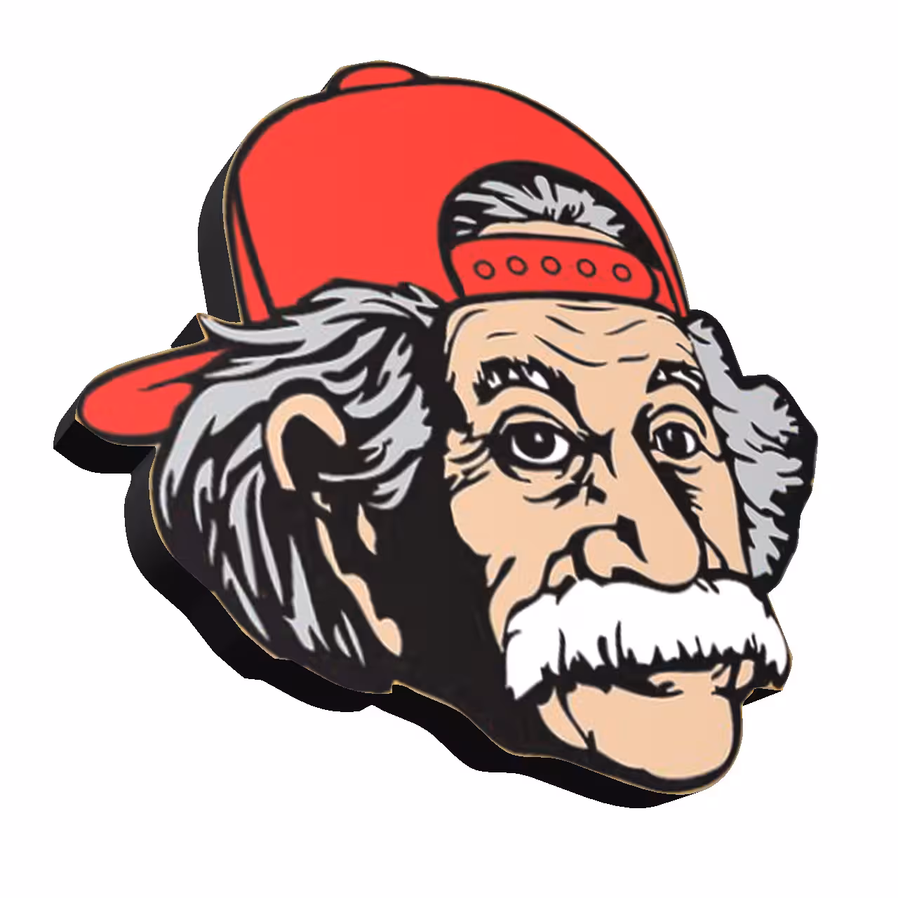 استیکر طرح انیشتین مدل Albert Einstein