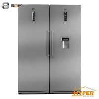 یخچال فریزر دوقلو سام مدل RR40PN-RZ40PN سیلور
