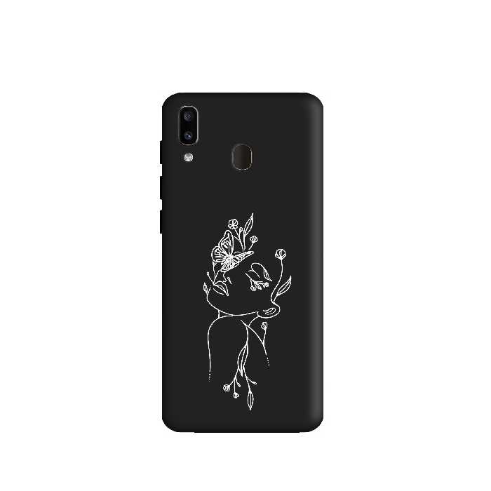 کاورطرح مینیمال دخترانه کد u5508 مناسب برای گوشی موبایل سامسونگ Galaxy A20E