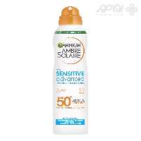 اسپری ضد آفتاب گارنیر SPF50 مدل SENSITIVE ADVANCED حجم 150 میل