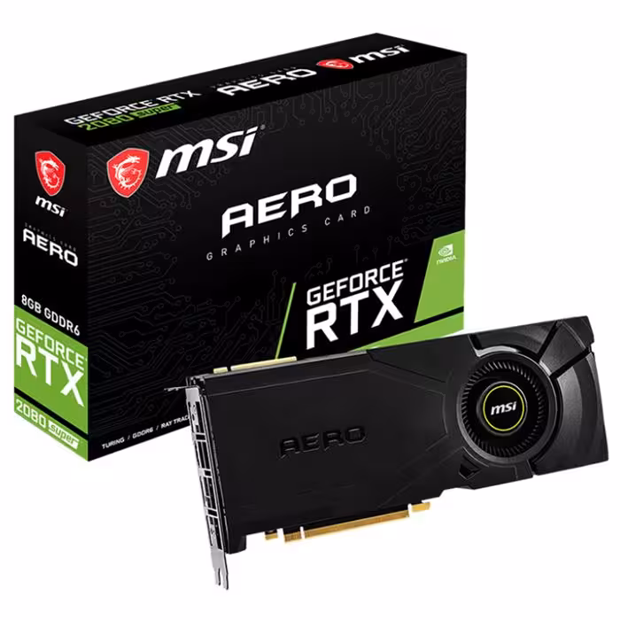 کارت گرافیک ام اس آی مدل GeForce RTX 2080 SUPER™ AERO با حافظه 8 گیگابایت