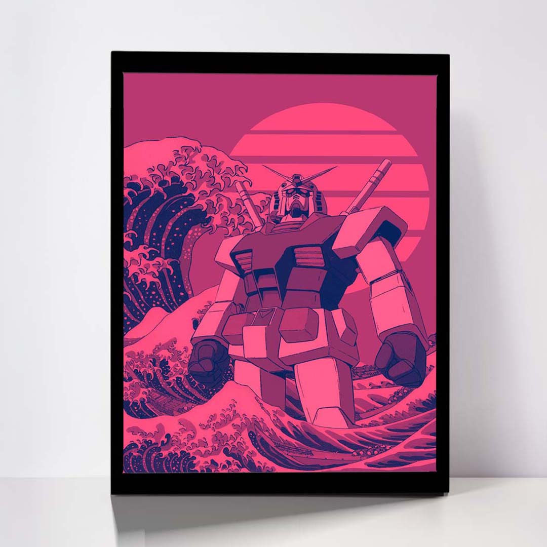 تابلو مدل GREAT WAVE کد F-7007