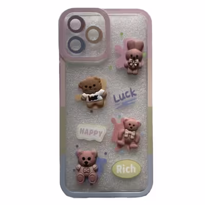 کاور مدل خرسی کد 00635 مناسب برای گوشی موبایل اپل iphone 12 Pro Max