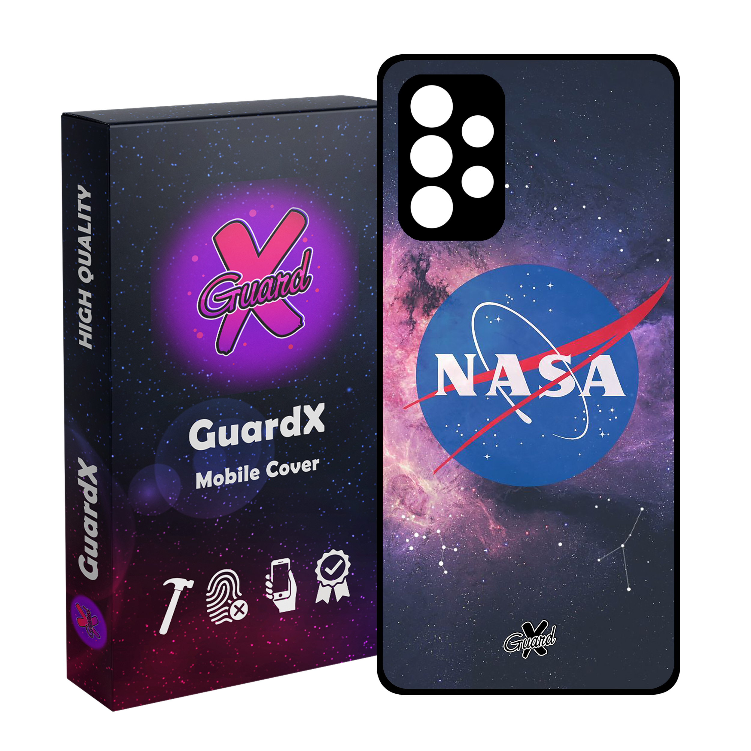 کاور گارد ایکس طرح Nasa مدل Glass10012 مناسب برای گوشی موبایل سامسونگ Galaxy A32 5G