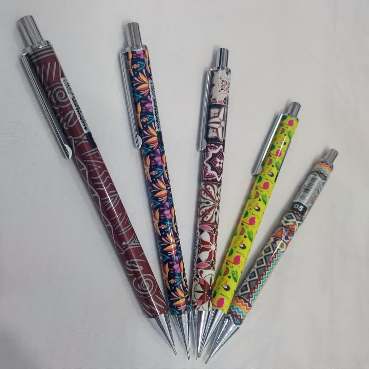 اتود فلزی کرونا 5دهم    مدادنوکی کرونا 5دهم   مداد نوکی بدنه چاپ   اتود بدنه بدنه چاپی