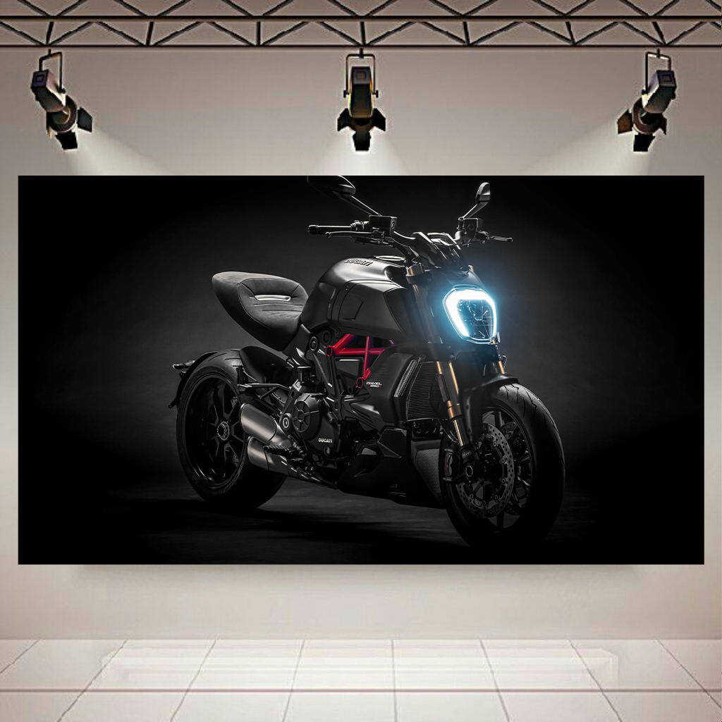 تابلو بوم طرح موتور مدل دوکاتی Diavel کد AR6070