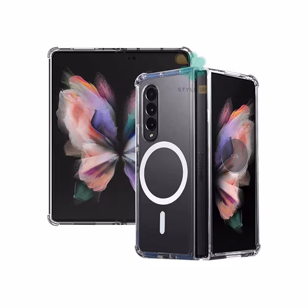 قاب شفاف مگ سیف دار گوشی سامسونگ Samsung Z Fold 4 / Fold 4 5G