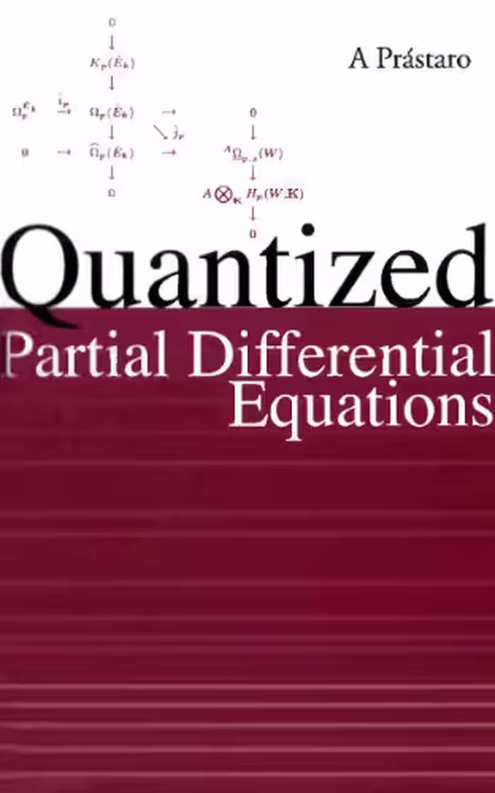 خرید و دانلود نسخه کامل کتاب Quantized partial differential equations
