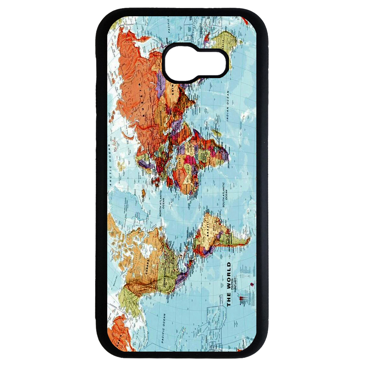 کاور طرح نقشه جهان کد 8439 مناسب برای گوشی موبایل سامسونگ galaxy a5 2017