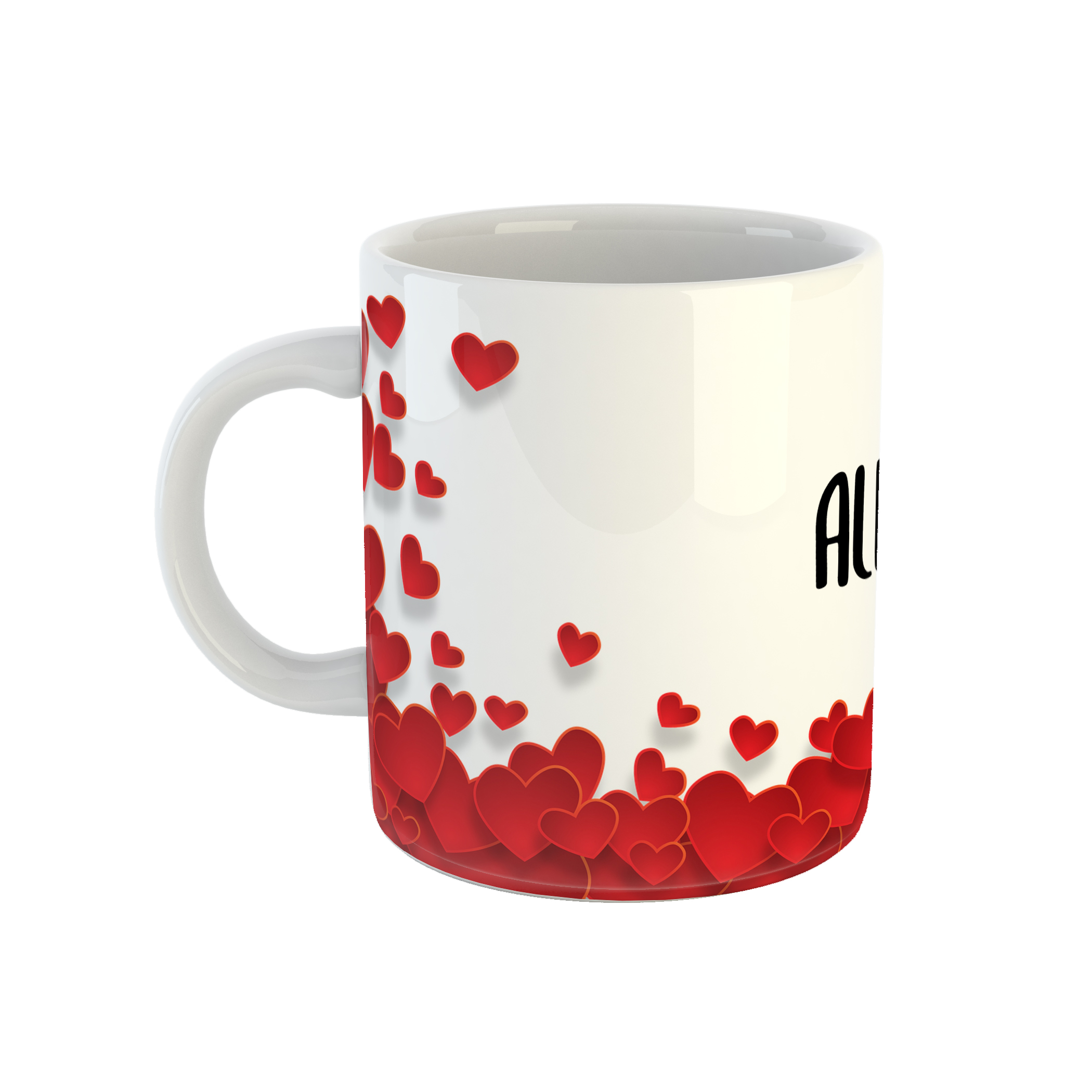 ماگ طرح قلب مدل علی