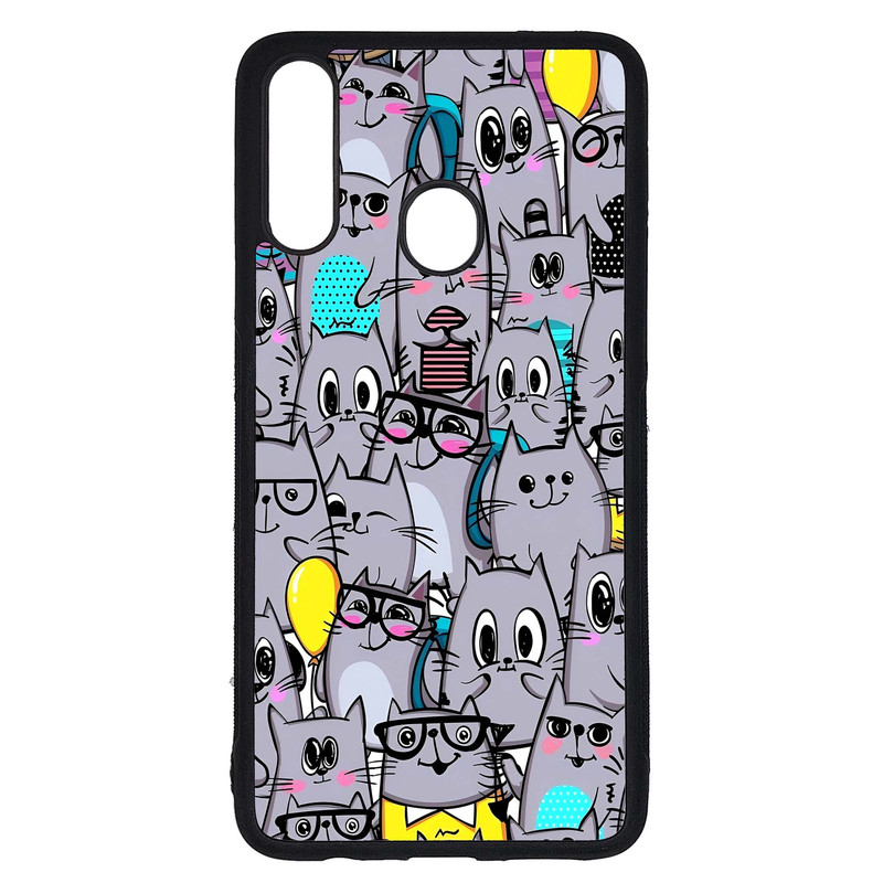 کاور طرح گربه کد G-126 مناسب برای گوشی موبایل سامسونگ Galaxy A20s | دیجی قاب دونی