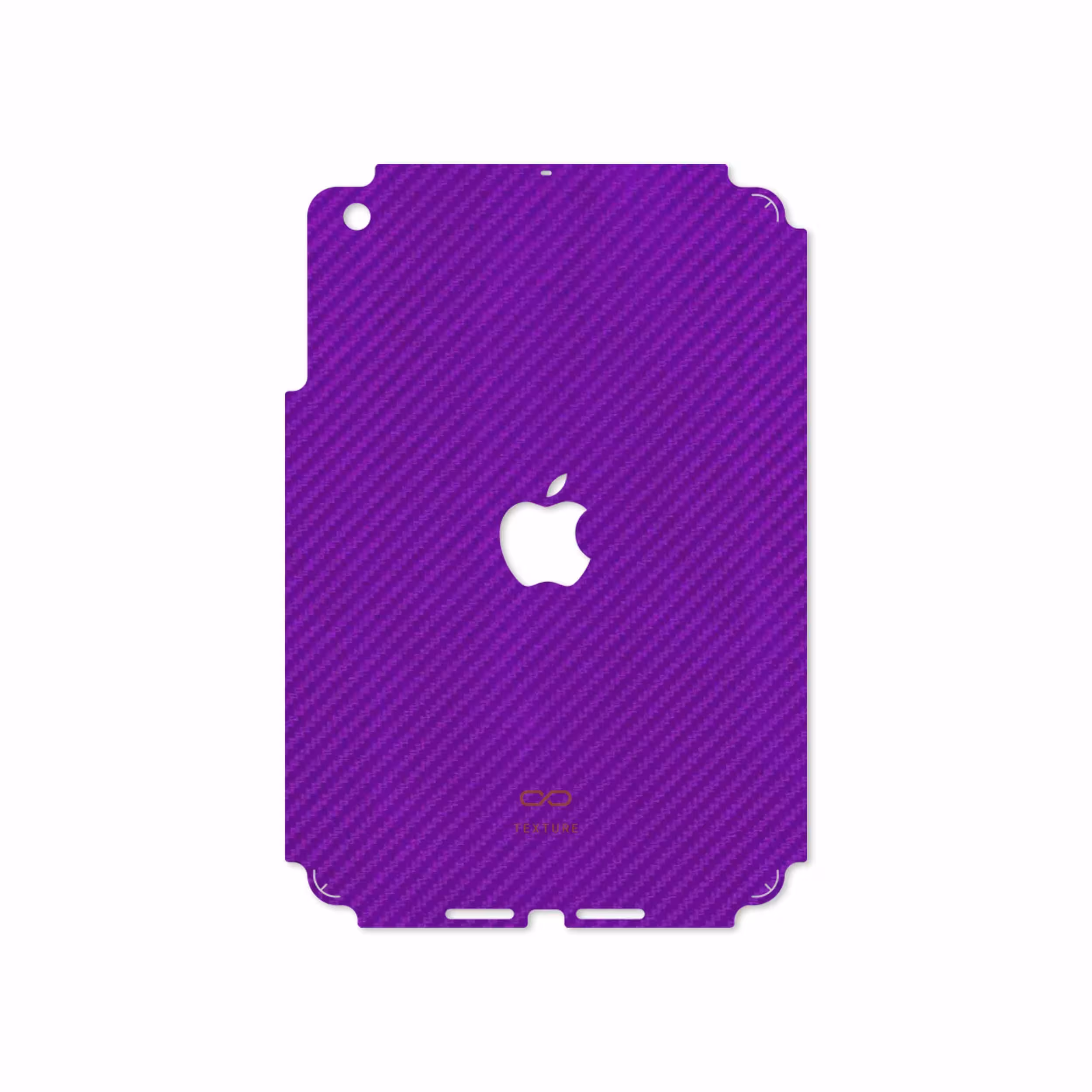 برچسب پوششی ماهوت مدل Purple-Fiber مناسب برای تبلت اپل iPad mini 2012 A1432
