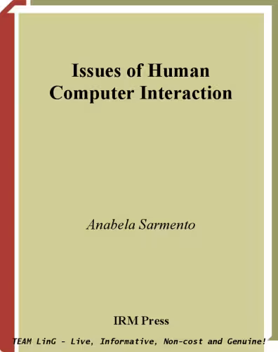 خرید و دانلود نسخه کامل کتاب Issues of Human Computer Interaction
