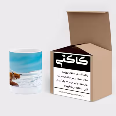 ماگ کاکتی طرح روباه مدل mgs14640