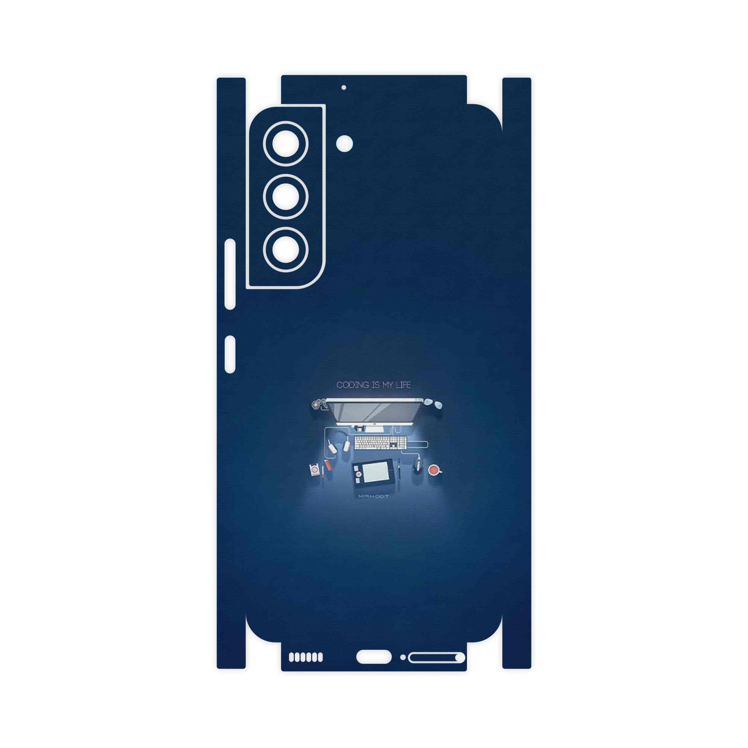 برچسب پوششی ماهوت مدل Programming 3-FullSkin مناسب برای گوشی موبایل سامسونگ Galaxy S22 5G