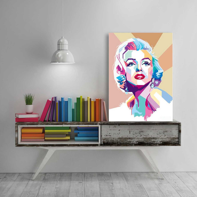 تابلو شاسی طرح مرلین مونرو Artist 0201 | دنیای قاب