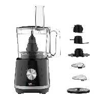 غذاساز 800 وات 1.6 لیتری مشکی تک الکتریک مدل FP1108-80BB   گارانتی 24 ماه اصلی بدر الکتریک